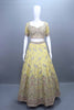 Yellow Embroidered Silk Lehenga Choli Designer Festive Wear