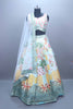 Designer Pastel Blue Lehenga Choli with Dupatta