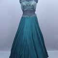Green Embroidered Designer Lehenga Choli with Net Dupatta