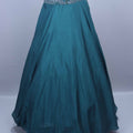 Green Embroidered Designer Lehenga Choli with Net Dupatta