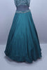 Green Embroidered Designer Lehenga Choli with Net Dupatta