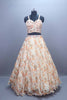 Peach Designer Lehenga Choli Embroidered Blouse and Dupatta