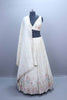 Elegant Off White Embroidered Lehenga Choli Festive Wear Lehenga