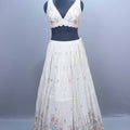 Elegant Off White Embroidered Lehenga Choli Festive Wear Lehenga