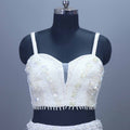 Elegant White Designer Georgette Lehenga Choli with Dupatta