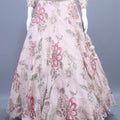 Pastel Pink Organza Lehenga Choli with Dupatta
