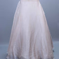 Ivory White Embellished Silk Lehenga Choli with Beaded Detailing