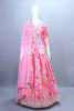 Pink Silk Lehenga Choli with Net Dupatta Festive Wear