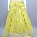 Lime Green Embroidered Silk Lehenga Choli with Dupatta