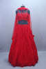 Designer Red Georgette Embroidered Lehenga Choli with Dupatta 