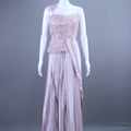 Light Pink One Shoulder Embellished Gown Designer Party Wear Indo-Western
