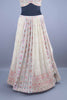 Off White Mirror and Thread Embroidered Lehenga Choli with Dupatta