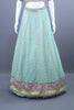 Mint Green Embroidered Net Lehenga Choli Designer Festive Wear