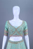 Mint Green Embroidered Net Lehenga Choli Designer Festive Wear