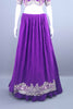 Royal Purple Embroidered Silk Lehenga Choli with Heavy Dupatta