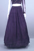 Designer Purple One Shoulder Embroidered Lehenga Choli