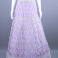 Lavender Lehenga Choli Matching Net Dupatta Designer Wedding Wear