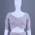 Lavender Lehenga Choli Matching Net Dupatta Designer Wedding Wear