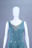 Teal Green Embroidered Anarkali Suit with Matching Dupatta