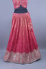 Pink Designer Heavy Embroidered Lehenga Choli with Mirror Zari Work Dupatta