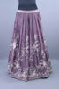 Designer Mauve Embroidered Lehenga Choli with Dupatta