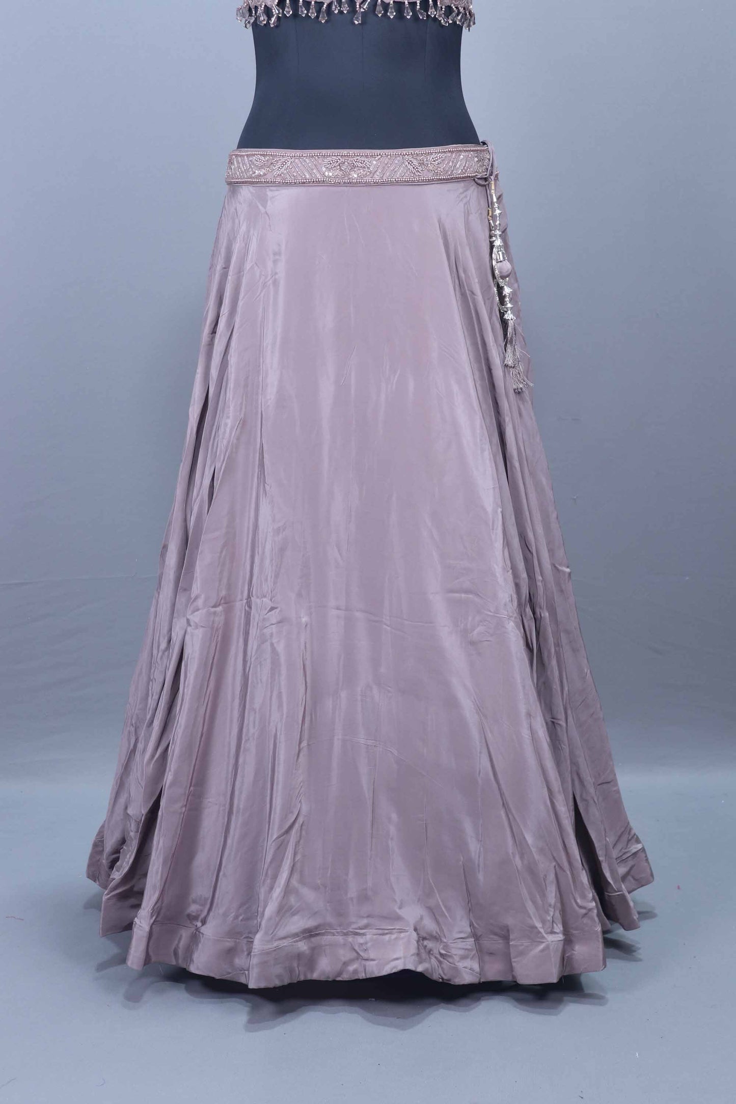 Dusty Mauve Embroidered Designer Lehenga Choli Party Wear