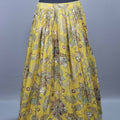 Yellow Floral Embroidered Designer Lehenga Choli with Dupatta