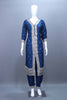 Royal Blue Heavy Embroidered Silk Kurta Set with Dupatta for Festive Wear