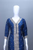 Royal Blue Heavy Embroidered Silk Kurta Set with Dupatta for Festive Wear