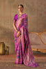 Royal Purple Patola Silk Saree Traditional Patola Weaving for Wedding