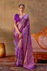 Vibrant Purple Patola Silk Saree with Traditional Patola Weaving for Wedding