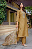 Trendy Beige Embroidered Straight Suit with Printed Dupatta for Festive and Party Wear