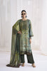 Designer Olive Green Crepe Digital Printed Salwar Suit with Dupatta for Women
