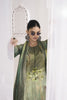 Designer Olive Green Crepe Digital Printed Salwar Suit with Dupatta for Women