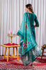 Elegant Teal Green Embroidered Viscose Silk Readymade Salwar Suit with Dupatta for Women