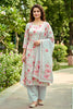Elegant Sky Blue Cotton Digital Printed Work Straight Palazzo Suit with Matching Dupatta