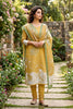 Premium Mustard Yellow Pure Cotton Digital Printed Work Straight Suit with Dupatta