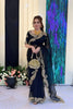 Luxury Black Rangoli Silk Saree Heavy Sequins Embroidery Work for Wedding