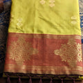 Graceful Mustard Yellow Soft Silk Woven Designer Saree for Women