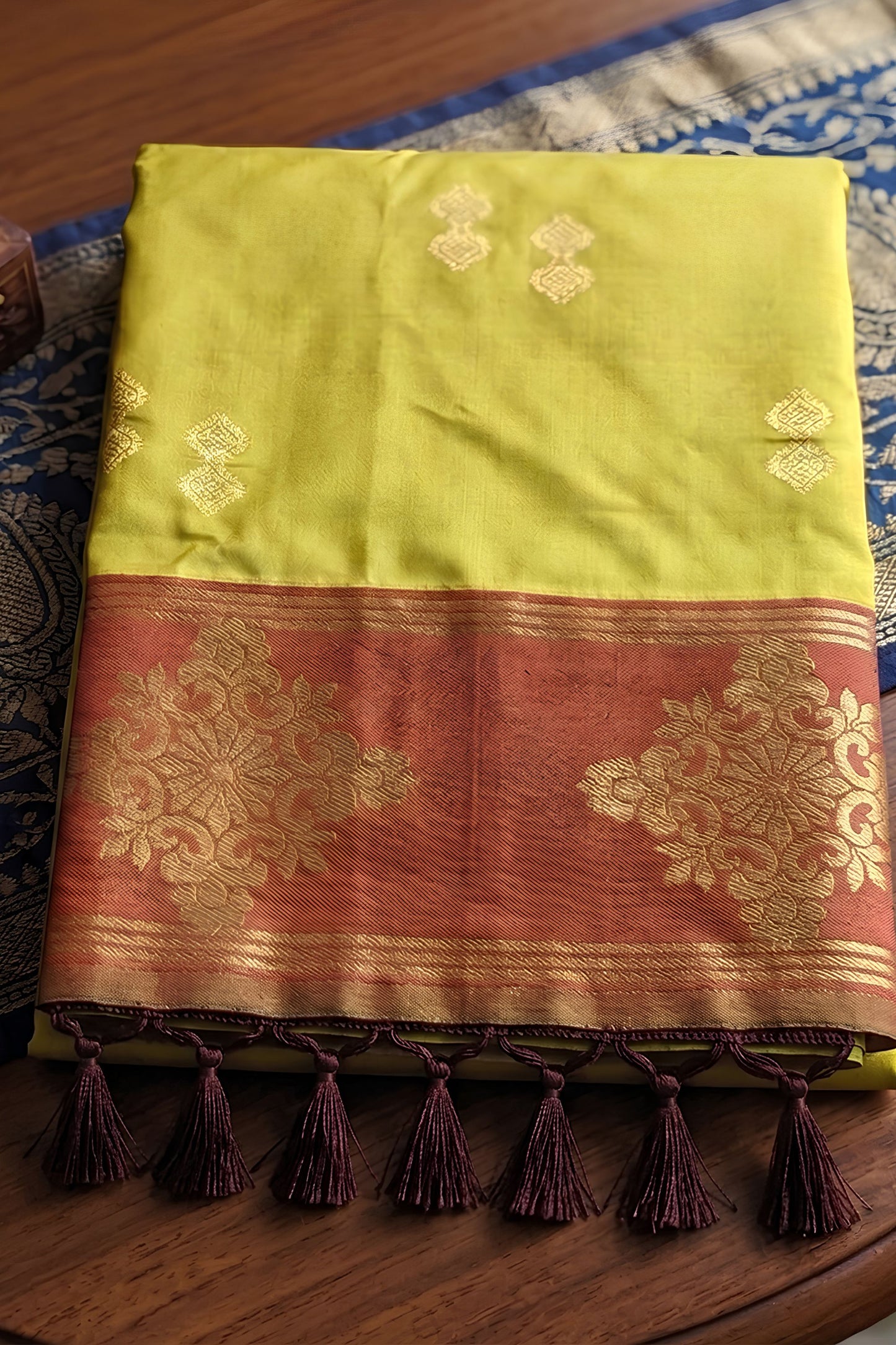 Graceful Mustard Yellow Soft Silk Woven Designer Saree for Women