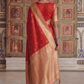 Premium Red Soft Silk Woven Designer Saree for Women