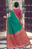 Graceful Teal Green Silk Woven Designer Saree for Women