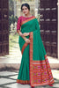 Graceful Teal Green Silk Woven Designer Saree for Women