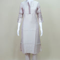 Light Beige Embroidered Cotton Silk Salwar Suit with Dupatta