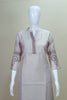 Light Beige Embroidered Cotton Silk Salwar Suit with Dupatta