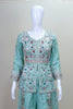 Sea Green Embroidered Silk Anarkali Suit with Dupatta