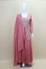 Dusty Pink Silk Embroidered Palazzo Suit with Dupatta