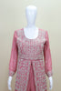 Dusty Pink Silk Embroidered Palazzo Suit with Dupatta