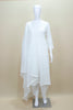 White Cotton Chikankari Kurta Set with Matching Dupatta