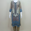 Women's Multi-Color Printed Cotton Salwar Suit with Dupatta